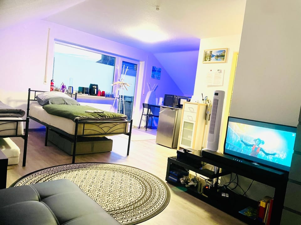 Sky Studio Apartment 1,5 Zimmer für 4 Leute Zentral 35qm S-Bahn Mercedes Benz Apartment in Baden-Württemberg