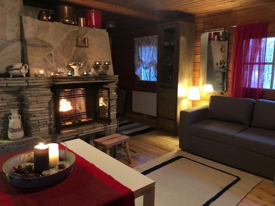Lakeside Log Villa Edith House in Rovaniemi