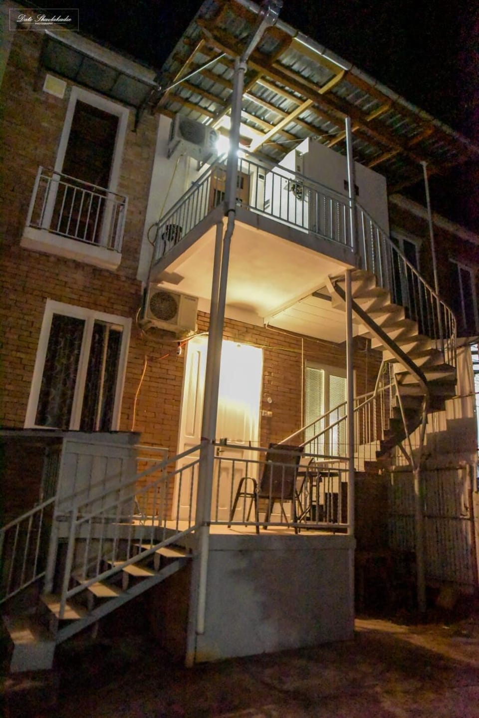 Property building, Night, View (from property/room), Balcony/Terrace