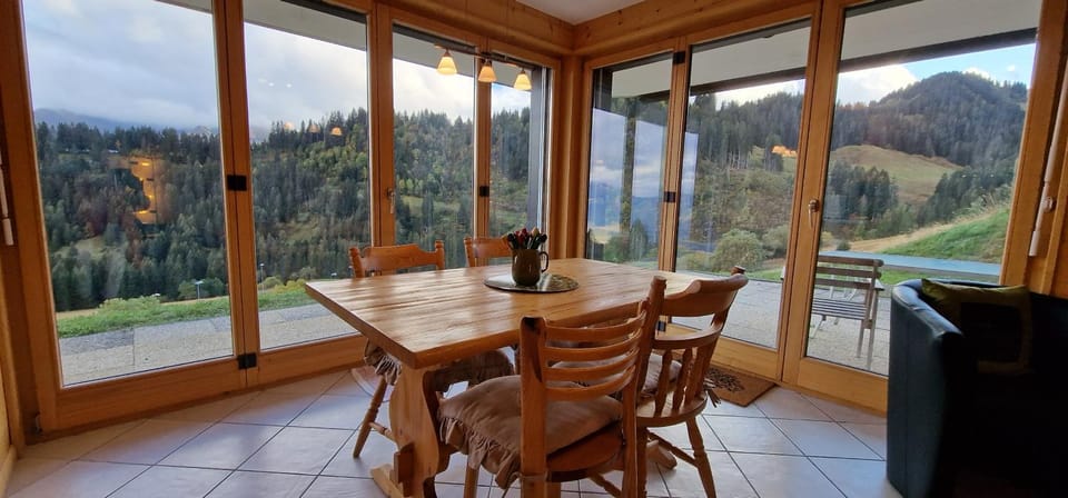 Patio, Day, Natural landscape, View (from property/room), Balcony/Terrace, Dining area, Mountain view