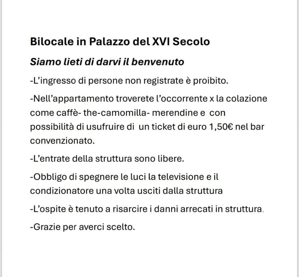 Bilocale in Palazzo del XVI Secolo Apartment in Molise, Italy