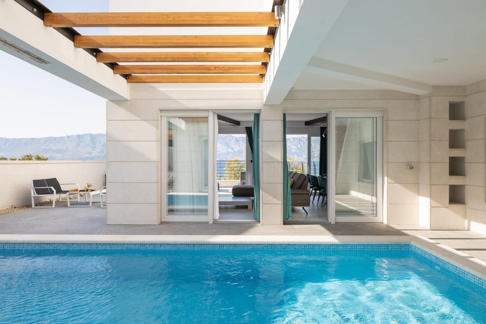Villa Symphony, heated pool - 10m from the sea Villa in Split-Dalmatia County