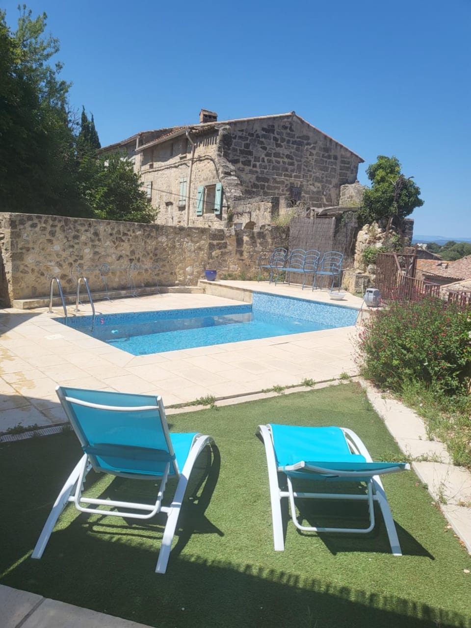 Pool view, Swimming pool, Swimming pool, sunbed