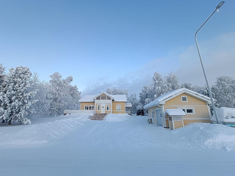 Property building, Day, Natural landscape, Winter