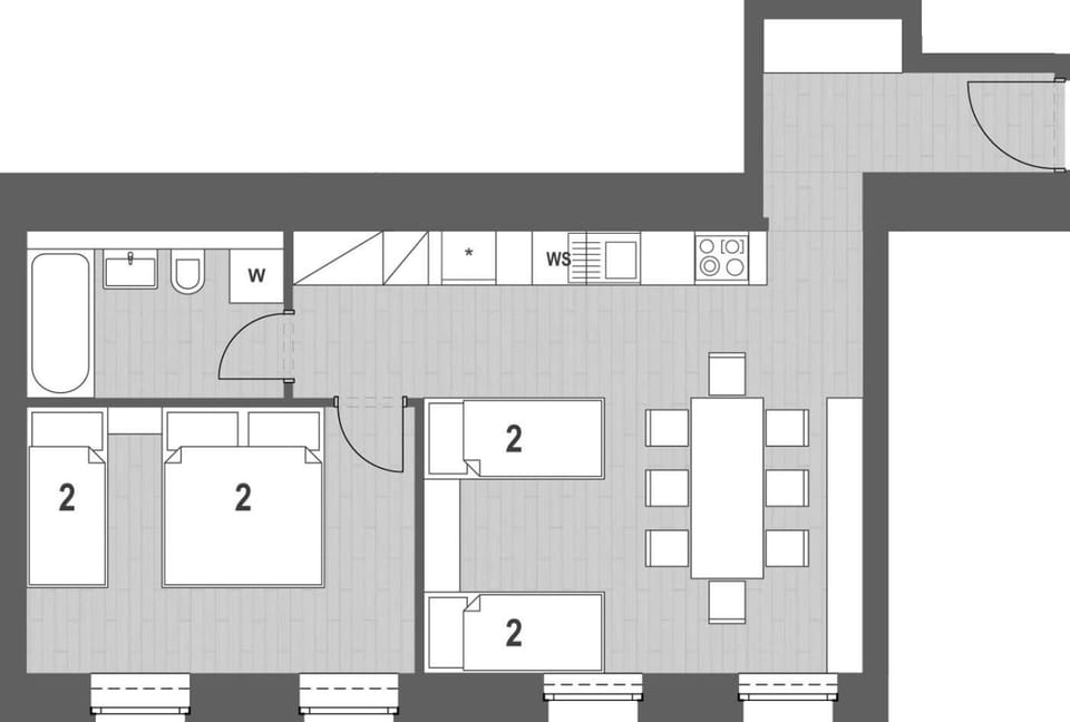 Donau Zentrum W Apartment in Vienna