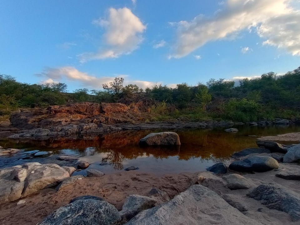 Nearby landmark, Day, Natural landscape, Mountain view, River view