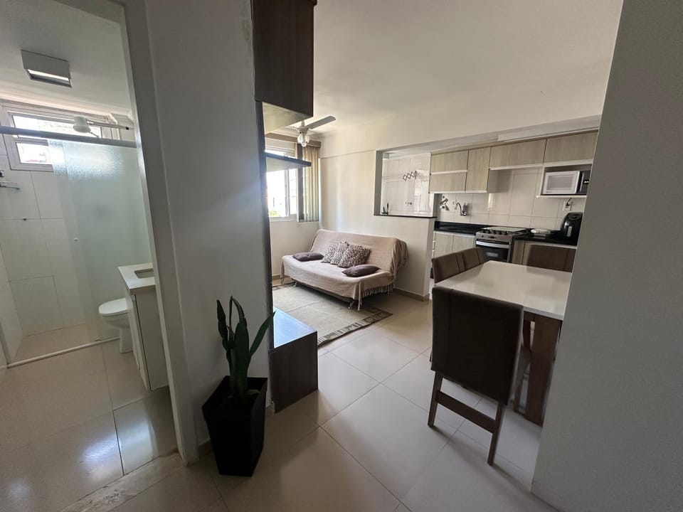 Bathroom, Living room, kitchen