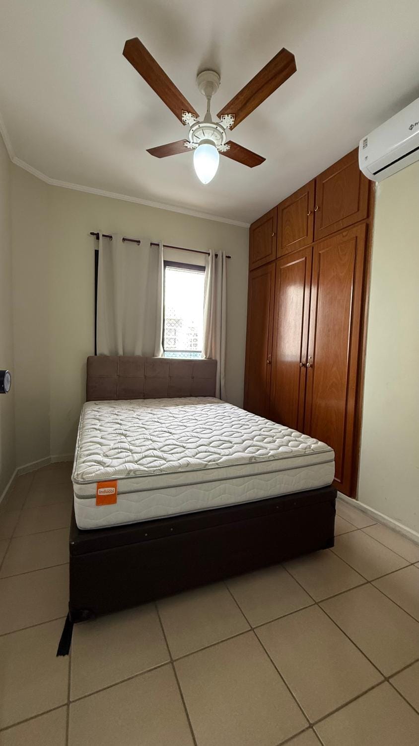 Bed, Photo of the whole room, Bedroom, wardrobe, air conditioner