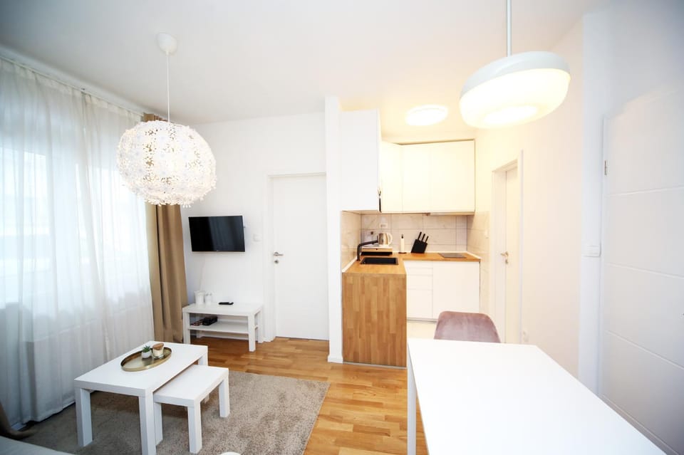 TV and multimedia, Kitchen or kitchenette, Living room, Photo of the whole room
