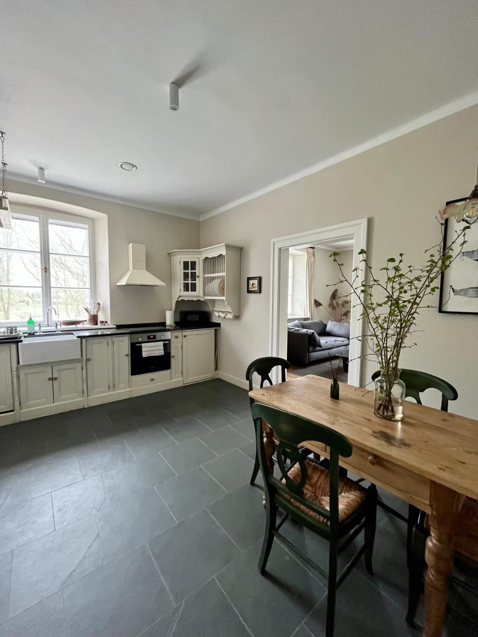 Kitchen or kitchenette, Dining area, oven