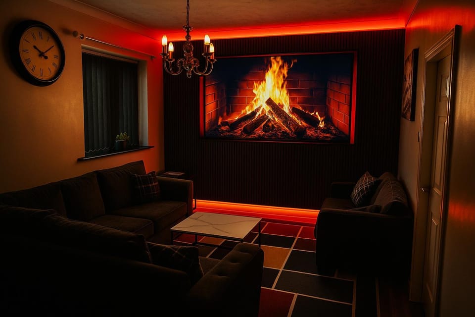 Communal lounge/ TV room, TV and multimedia, Living room, Seating area