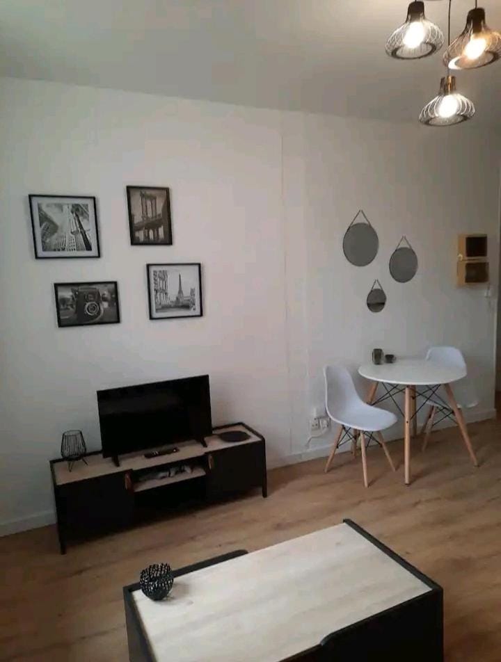 Le Black and White cosy studio Toulouse centre Apartment in Toulouse