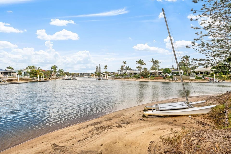 Natural landscape, Beach, River view