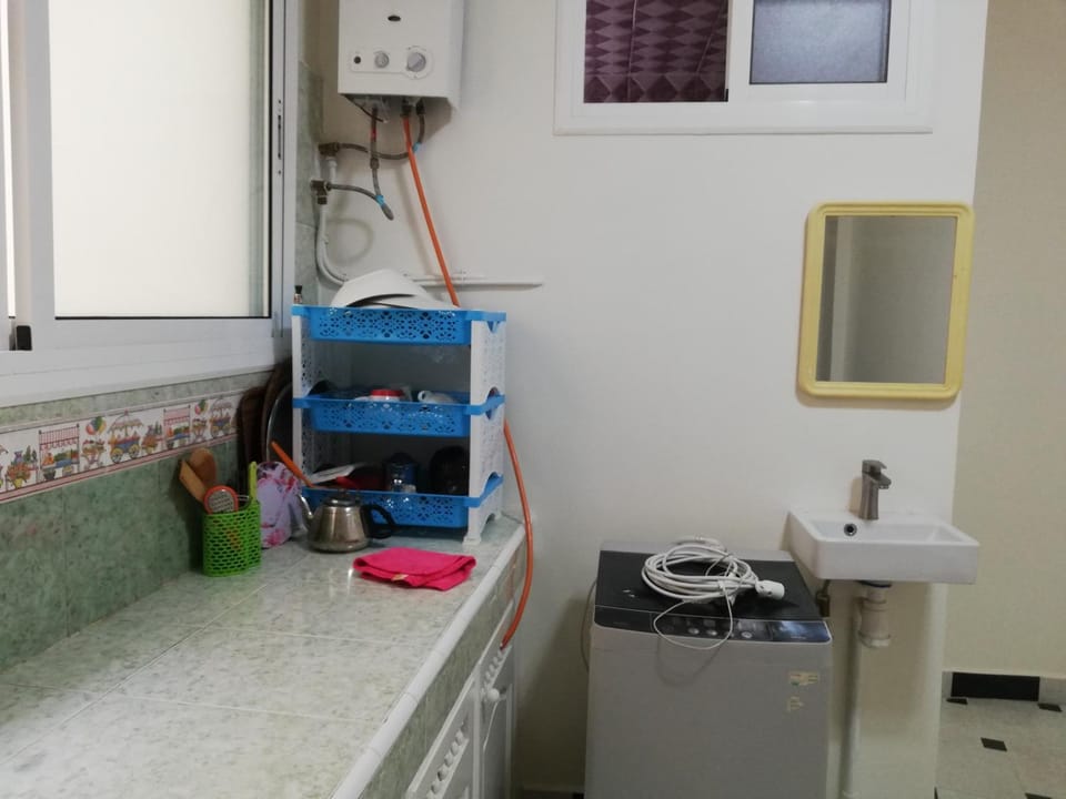 washing machine, kitchen