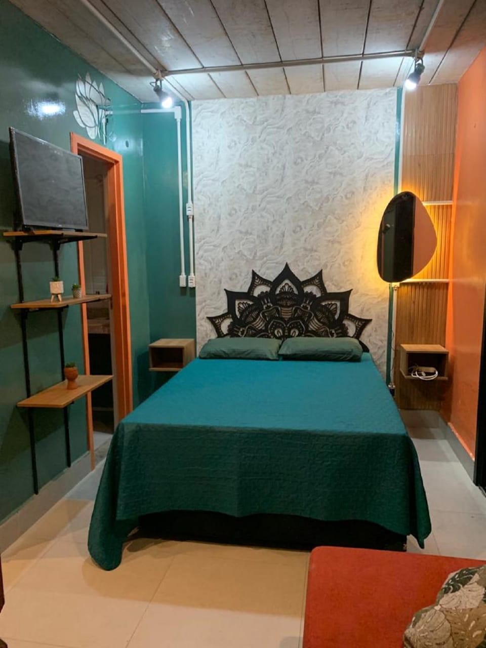 Bed, Photo of the whole room, Bedroom, wardrobe