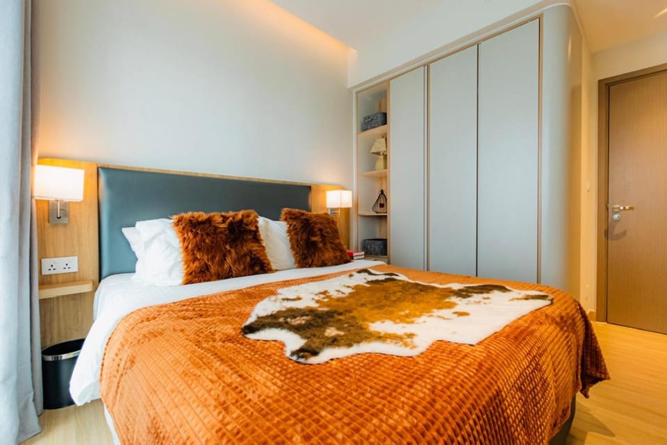 Bed, Photo of the whole room, Bedroom, wardrobe