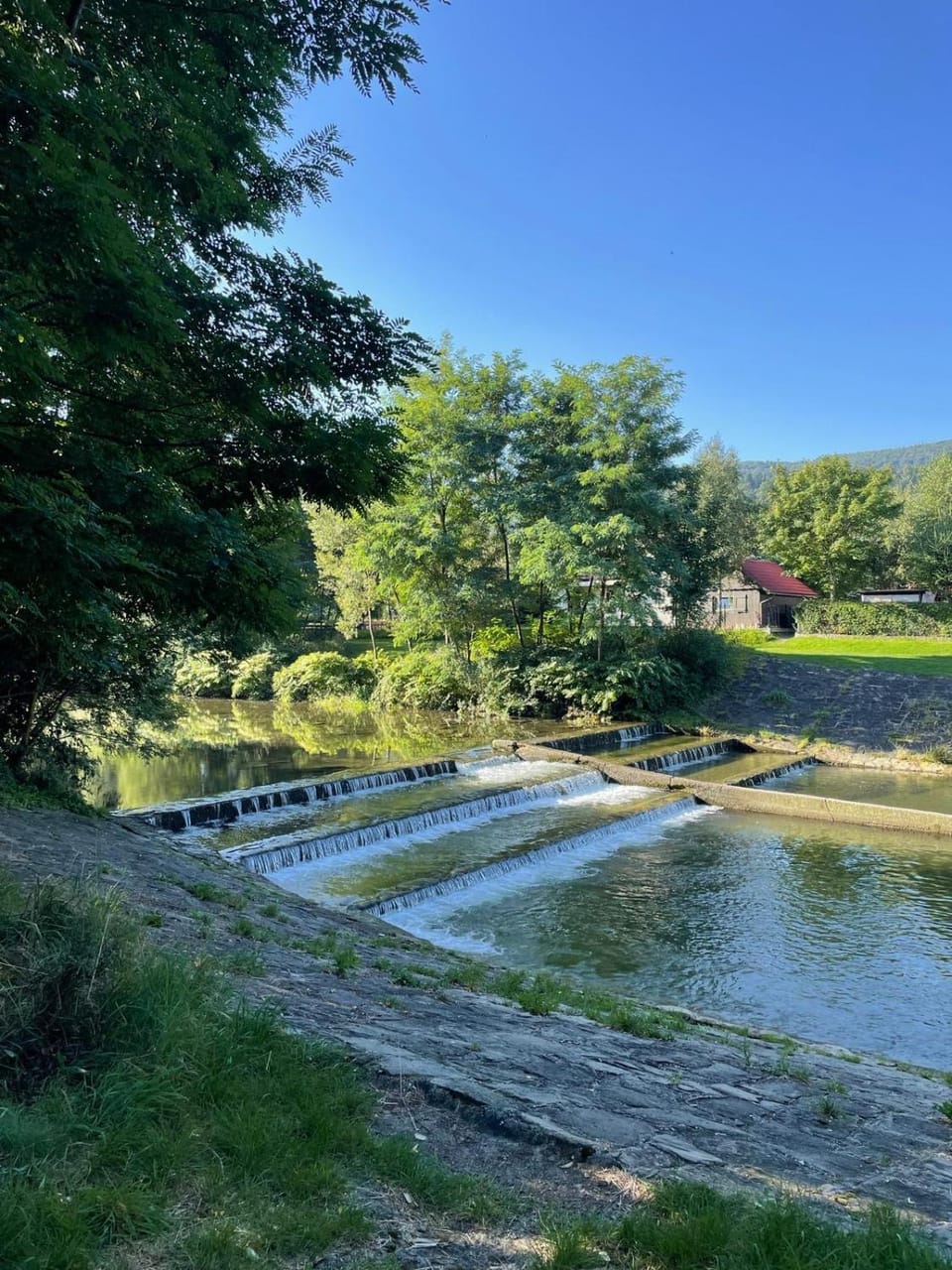 Nearby landmark, Spring, Natural landscape, River view