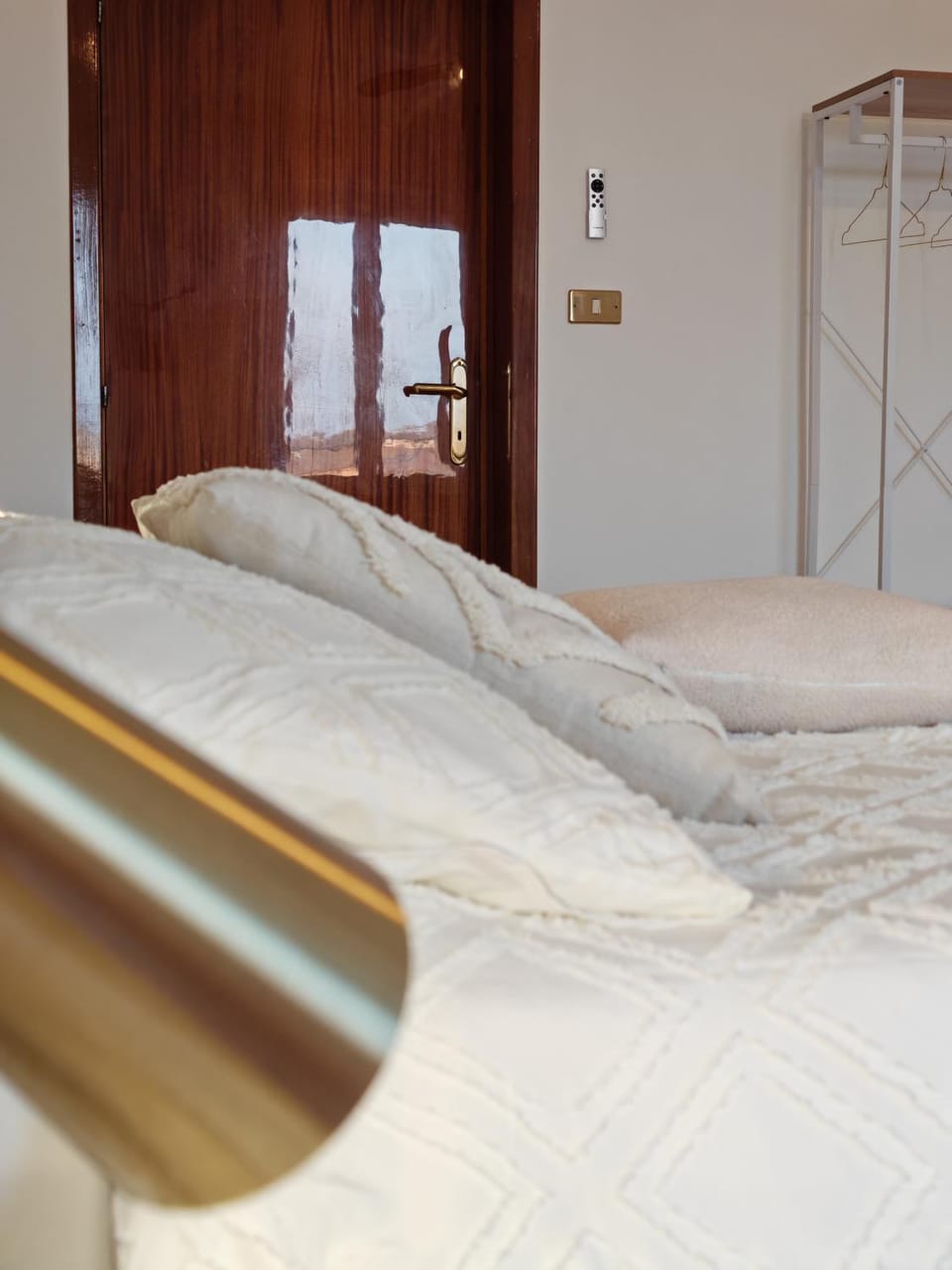 Bed, Decorative detail, Bedroom