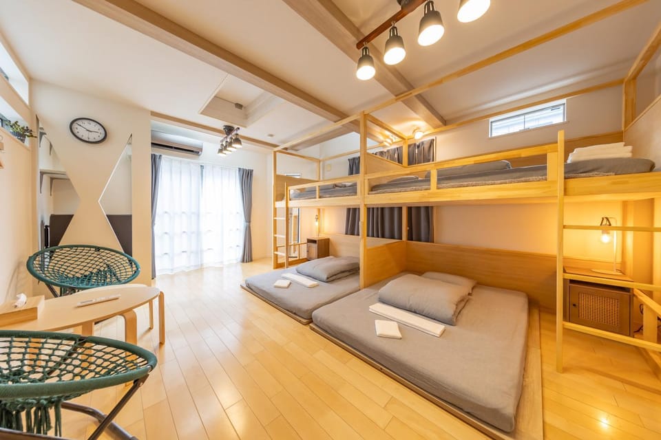 Bed, Bedroom, bunk bed, air conditioner
