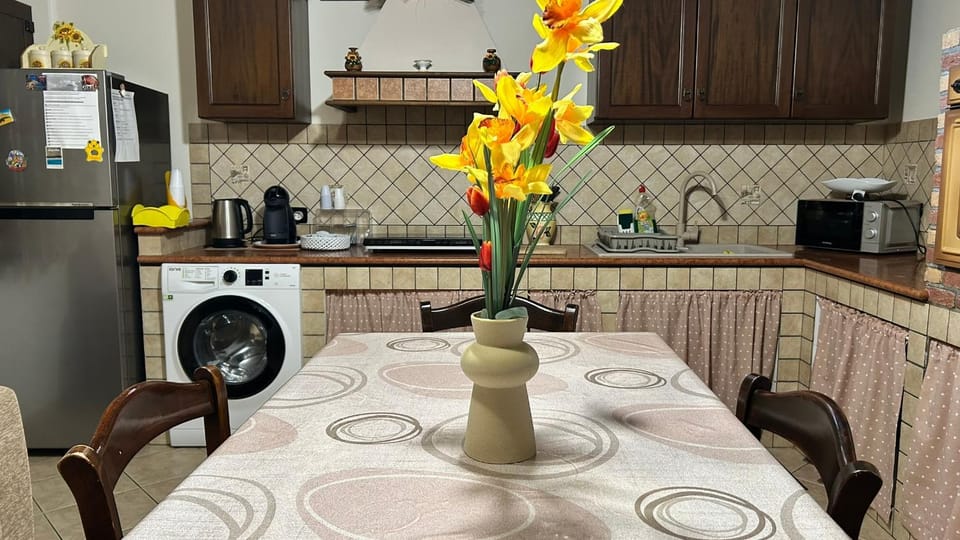 Coffee/tea facilities, Seating area, Dining area, oven, washing machine