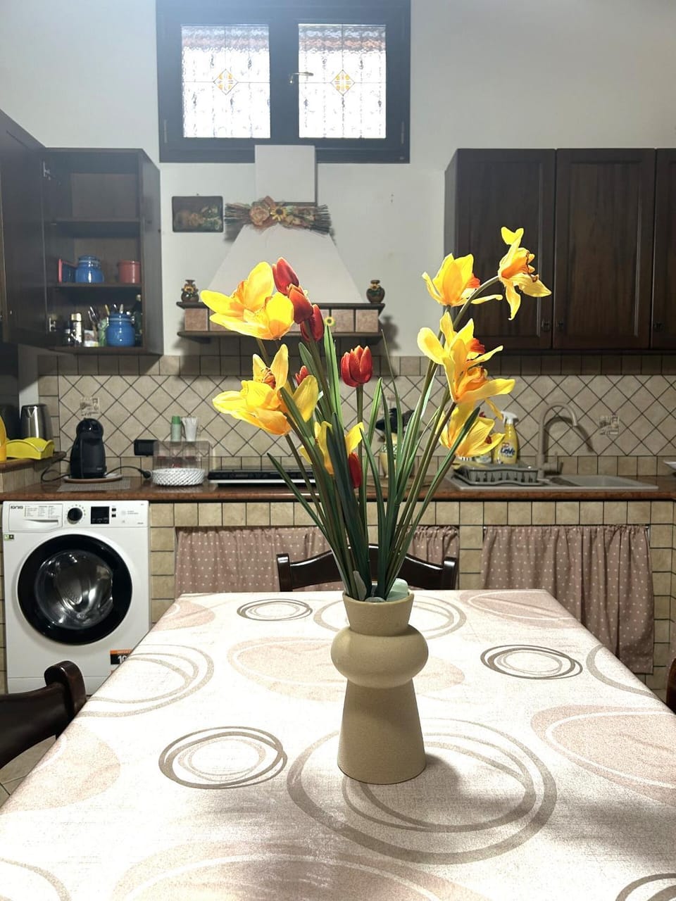 Coffee/tea facilities, Kitchen or kitchenette, minibar, stove, washing machine