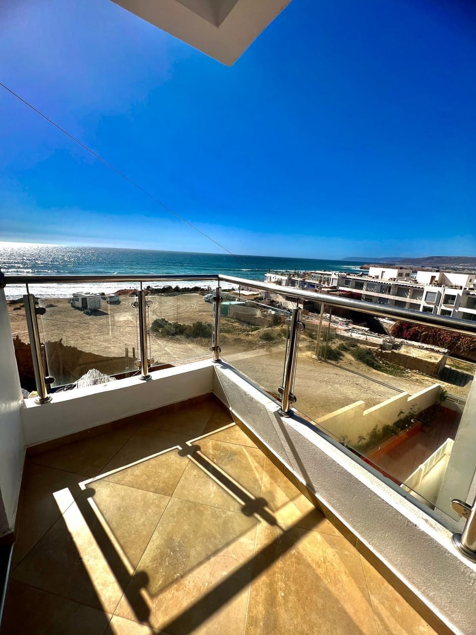 Day, Natural landscape, View (from property/room), Balcony/Terrace, Balcony/Terrace, Seating area, Beach, Sea view