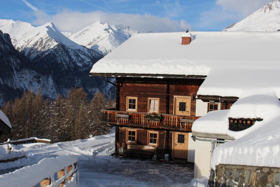 Property building, Natural landscape, Winter, Mountain view