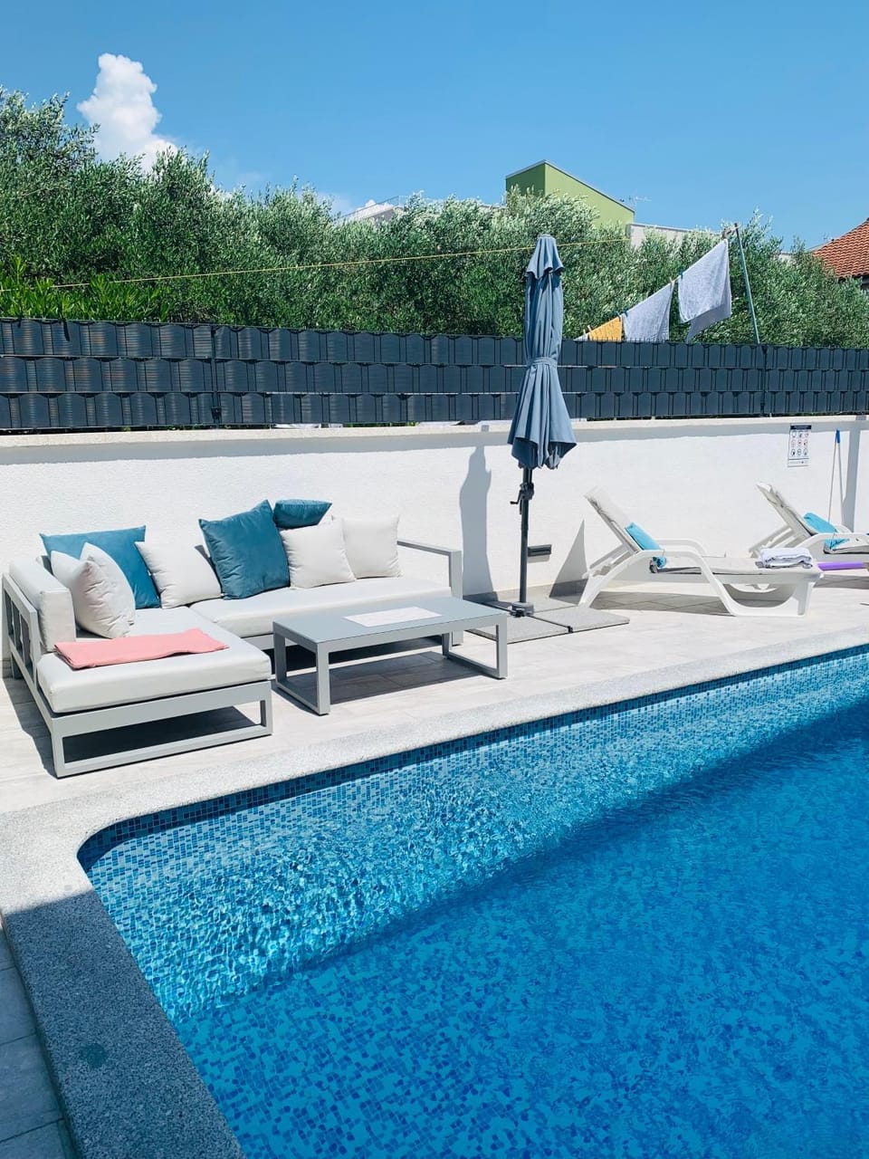 Patio, Day, Pool view, Swimming pool, Swimming pool, sunbed