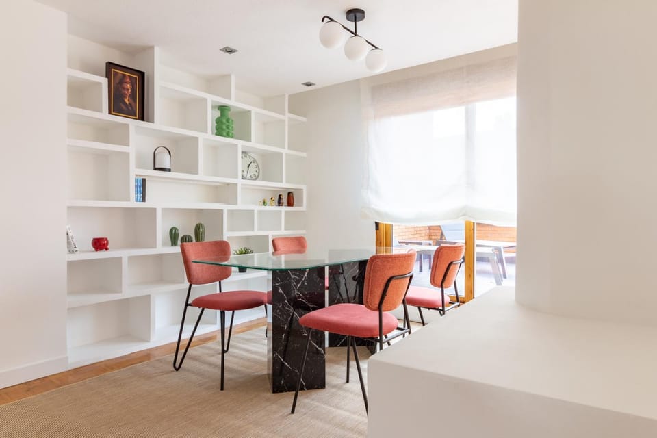 Living room, Seating area, Dining area