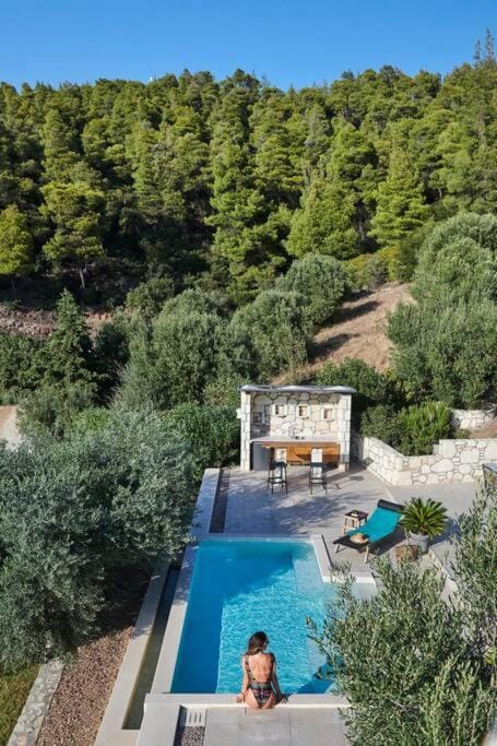 Natural landscape, Garden, Mountain view, Pool view, Swimming pool