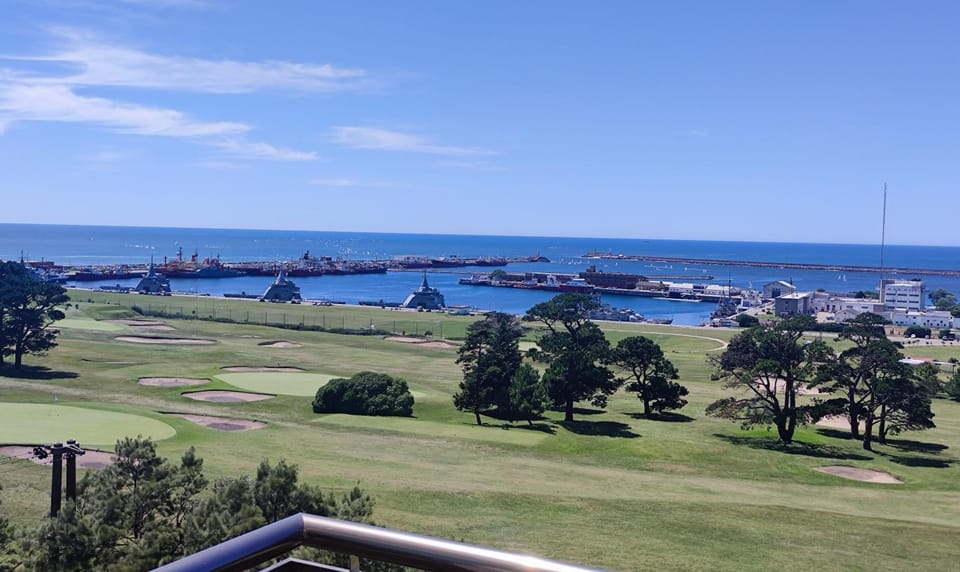 Natural landscape, Golfcourse, Sea view
