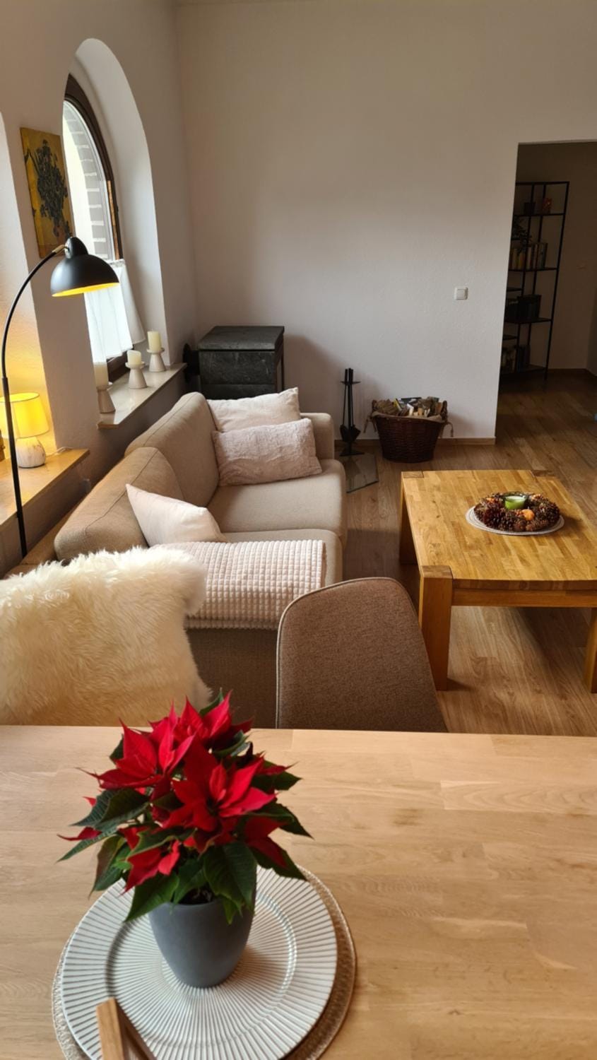 Living room, Seating area, Dining area