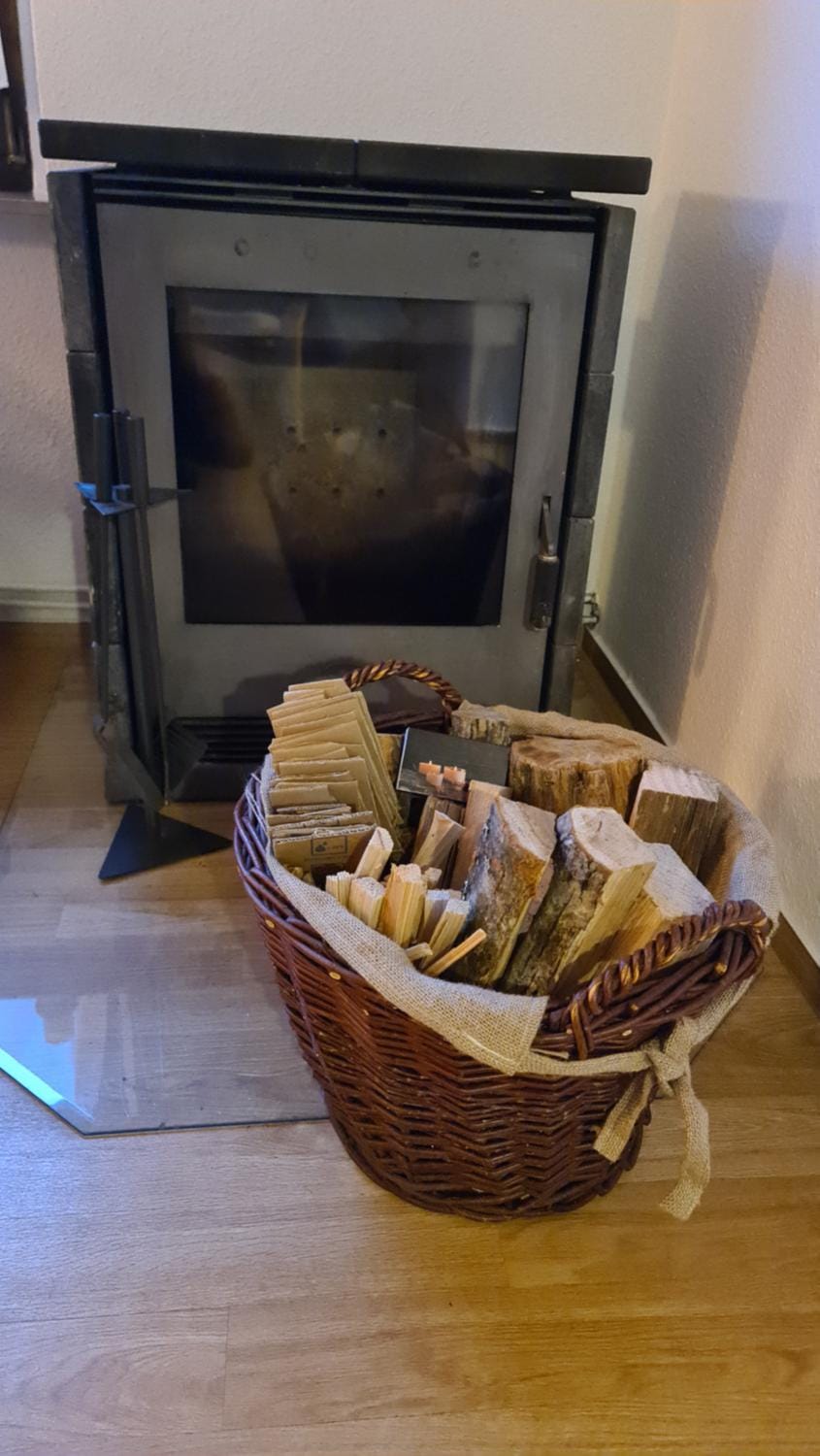 Living room, fireplace