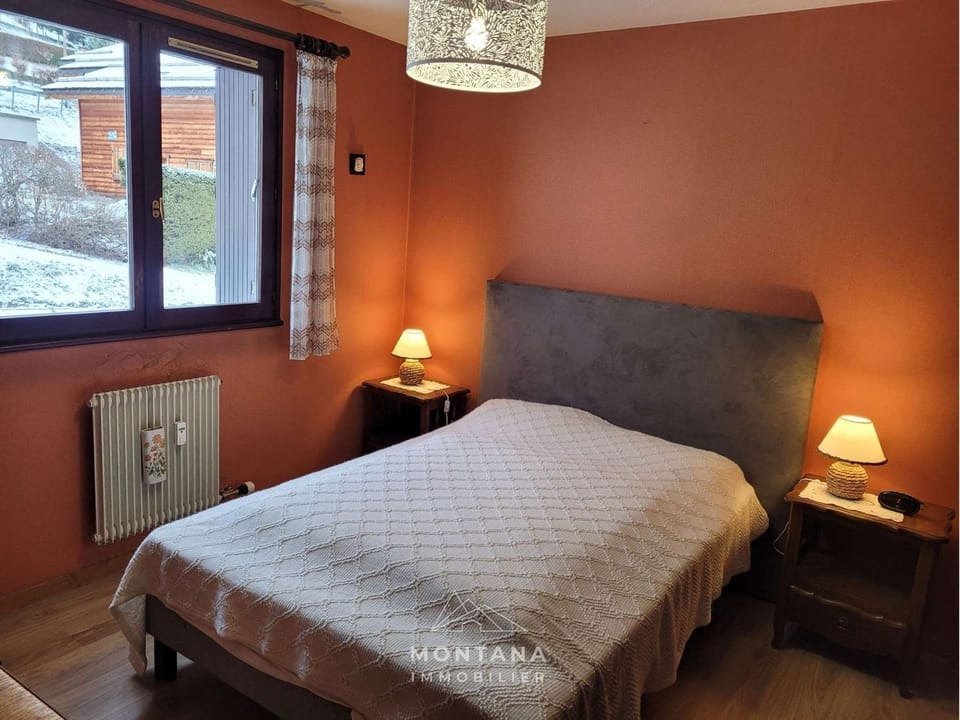 Grand T3 + mezzanine pour 6 pers, balcon exposé Sud - FR-1-458-192 Apartment in Le Grand-Bornand