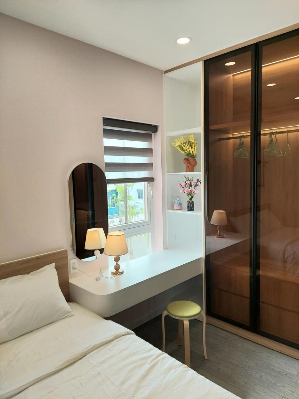 Bed, Photo of the whole room, Bedroom, wardrobe