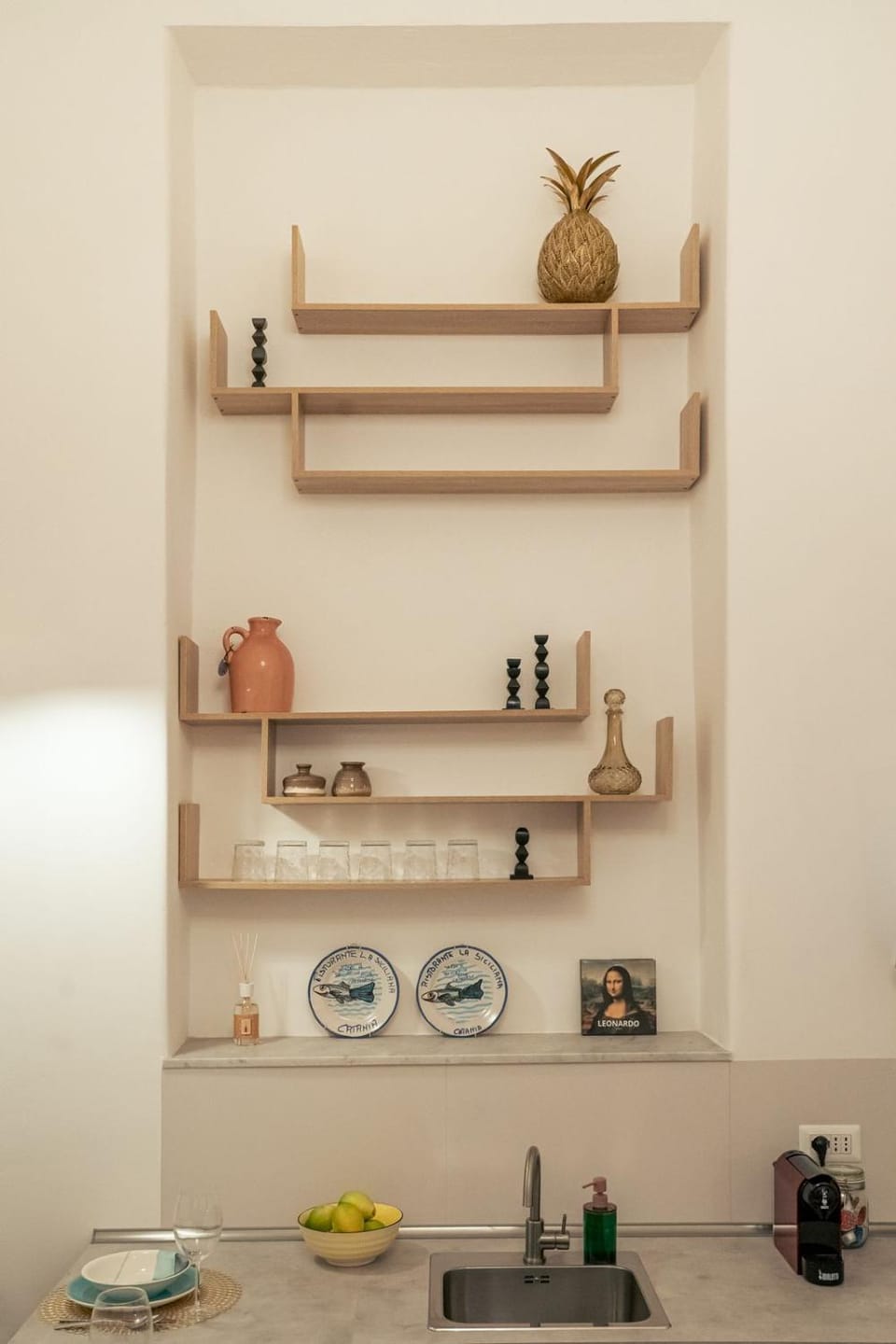 Kitchen or kitchenette, Decorative detail, stove
