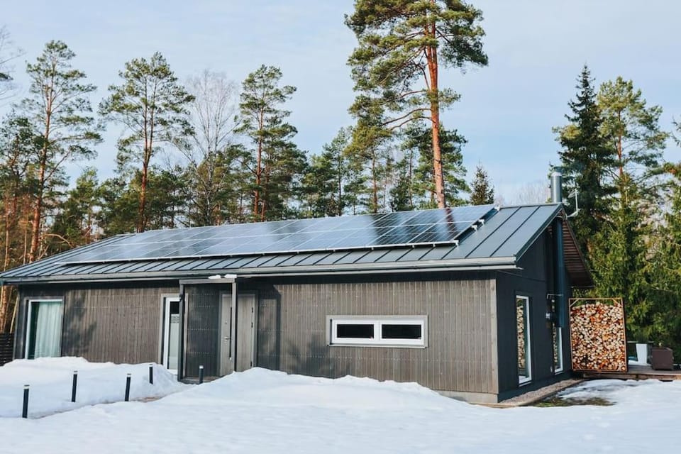 Forest Peace House Villa in Latvia