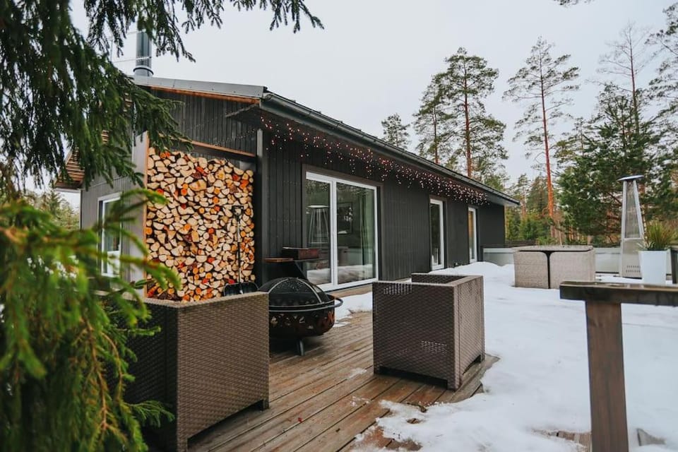 Forest Peace House Villa in Latvia