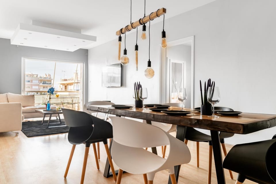 Living room, Seating area, Dining area