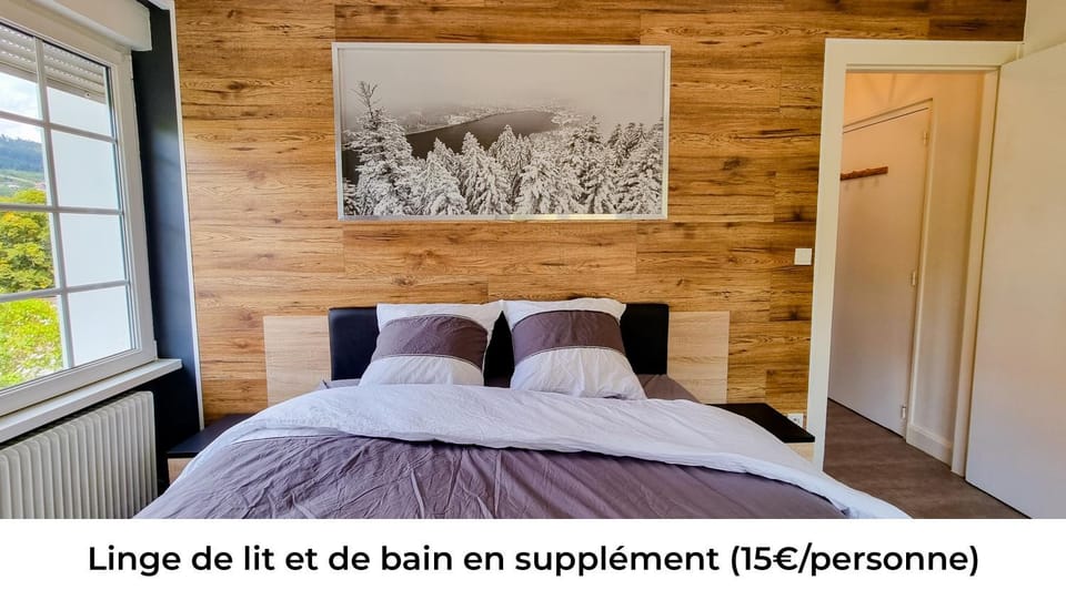 F2* * * 80M DU LAC avec vue+terrasse+proche centre Apartment in Gérardmer