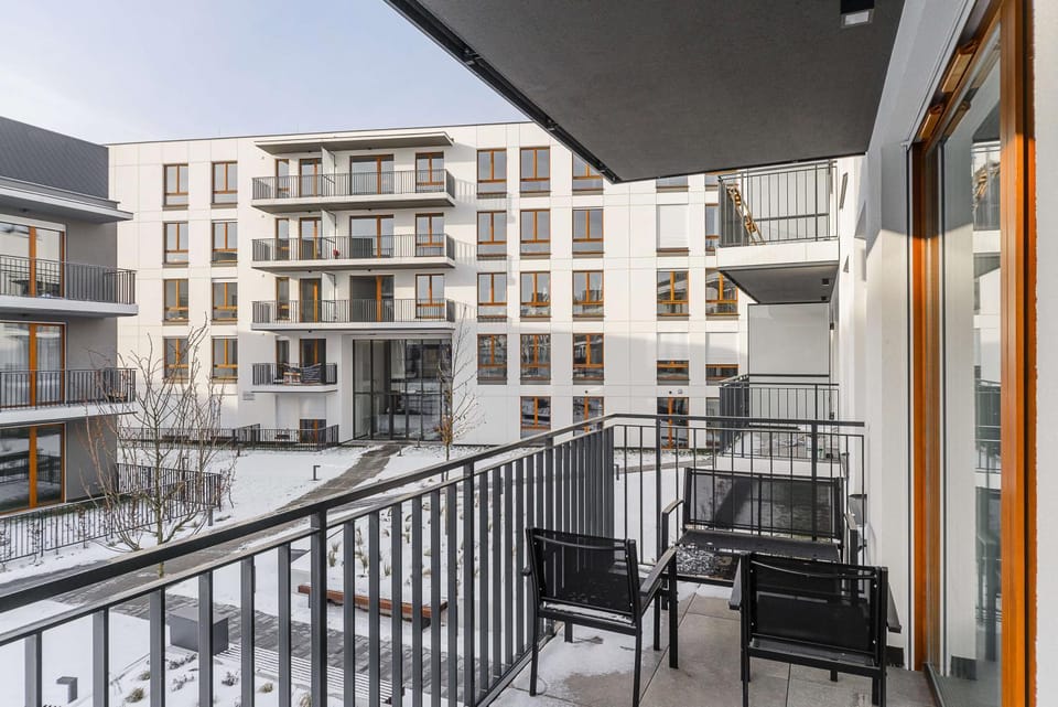 Property building, Winter, View (from property/room), Balcony/Terrace