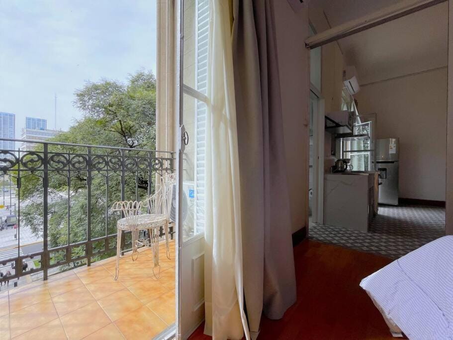 Bed, View (from property/room), Balcony/Terrace, Bedroom