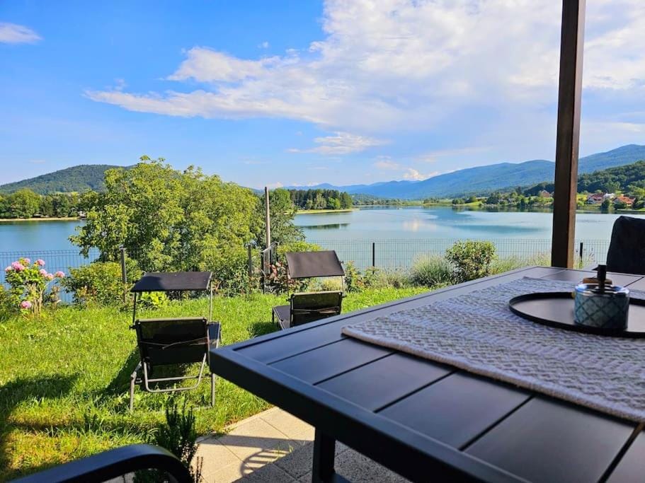 Patio, Day, Natural landscape, Lake view, Mountain view