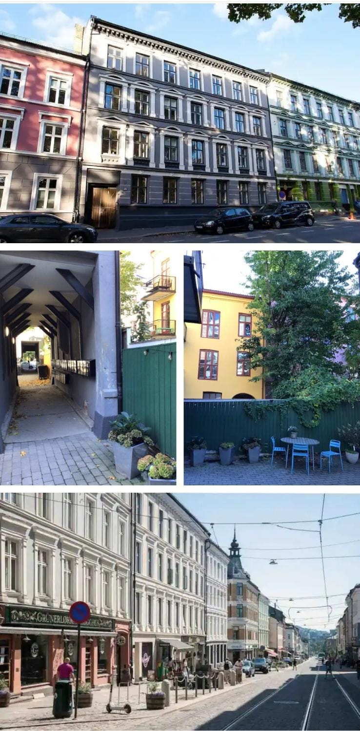 Central Grünerløkka Quiet and Close to City Center Apartment in Oslo