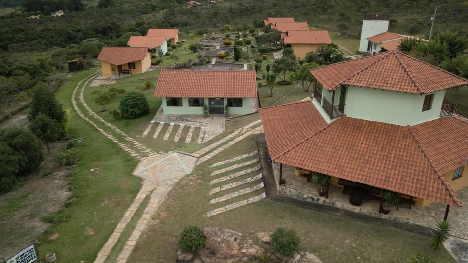 Property building, Day, Bird's eye view, Garden, Parking
