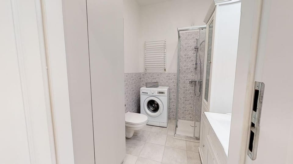 Shower, Toilet, Bathroom, washing machine