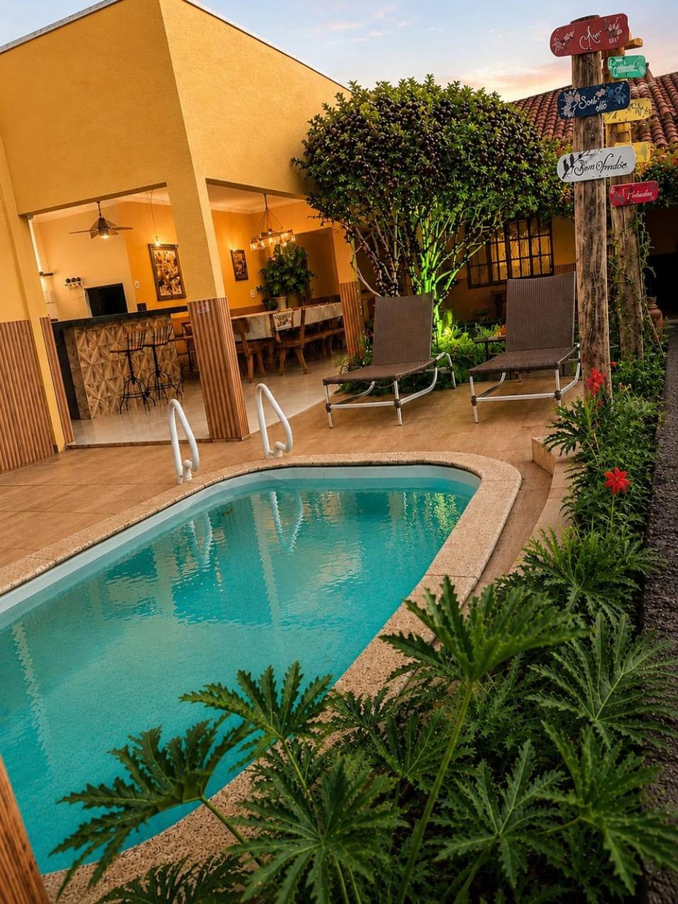 Garden, Swimming pool, sunbed