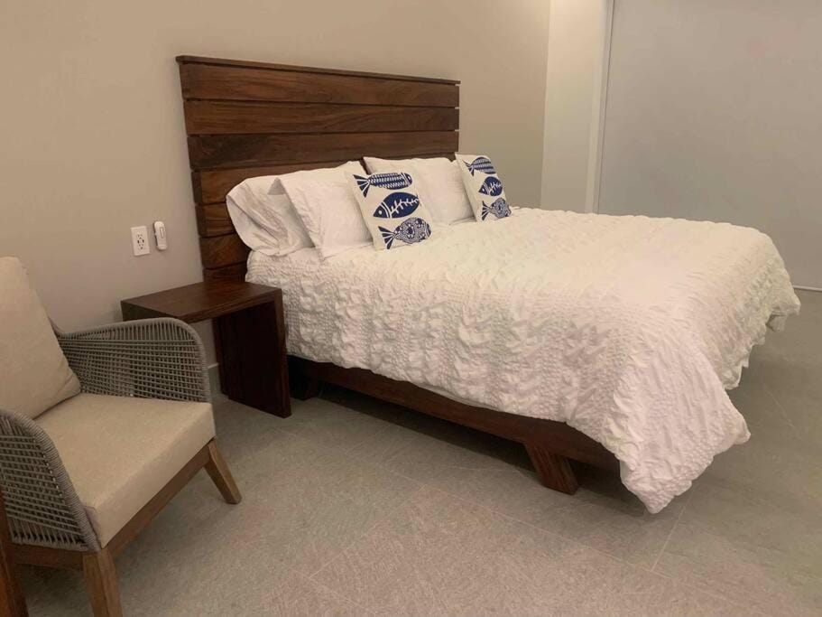Bedroom, Sea view