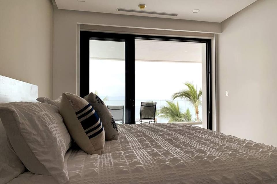 View (from property/room), Bedroom, Sea view