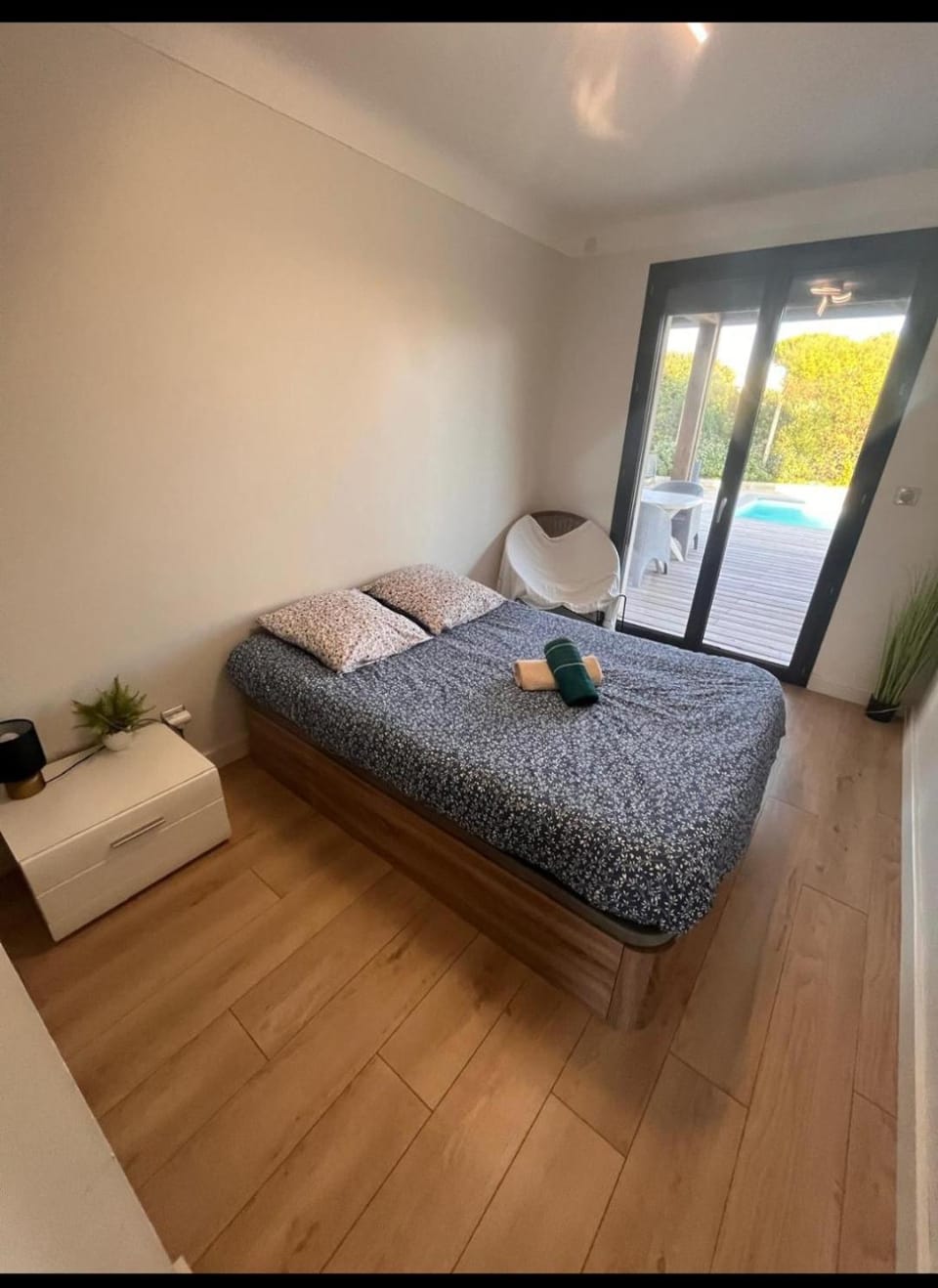 Piscine privative, CLIM, WIFI, plage au bout de la rue, 5min à pied, 6 couchages, bel appartement rdc Apartment in Le Barcarès